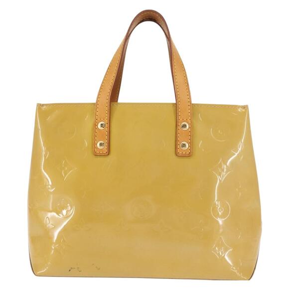 LOUIS VUITTON Monogram Vernis Reade PM Hand Bag Beige M91334 - Picture 2 of 12